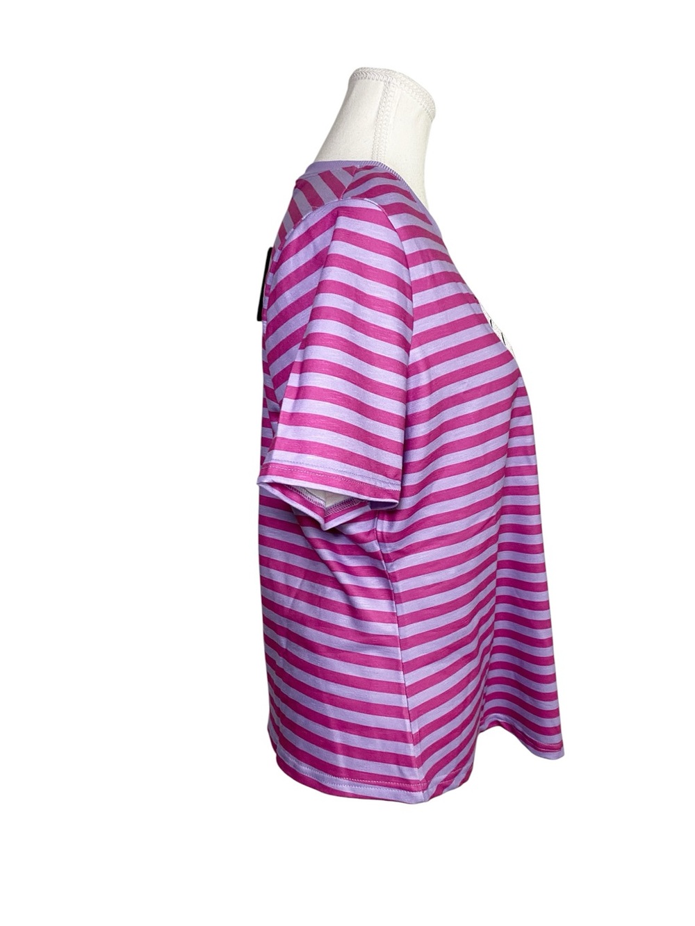 Unique Vintage Disney Cheshire Cat Striped Top Plus Size 2X NWT - Picture 3 of 13